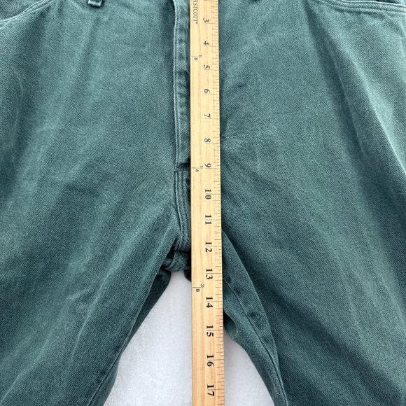 Vintage Wrangler Jeans Men 36x29 Green Original Straight Leg 13MWZ Made In USA - Picture 4 of 10